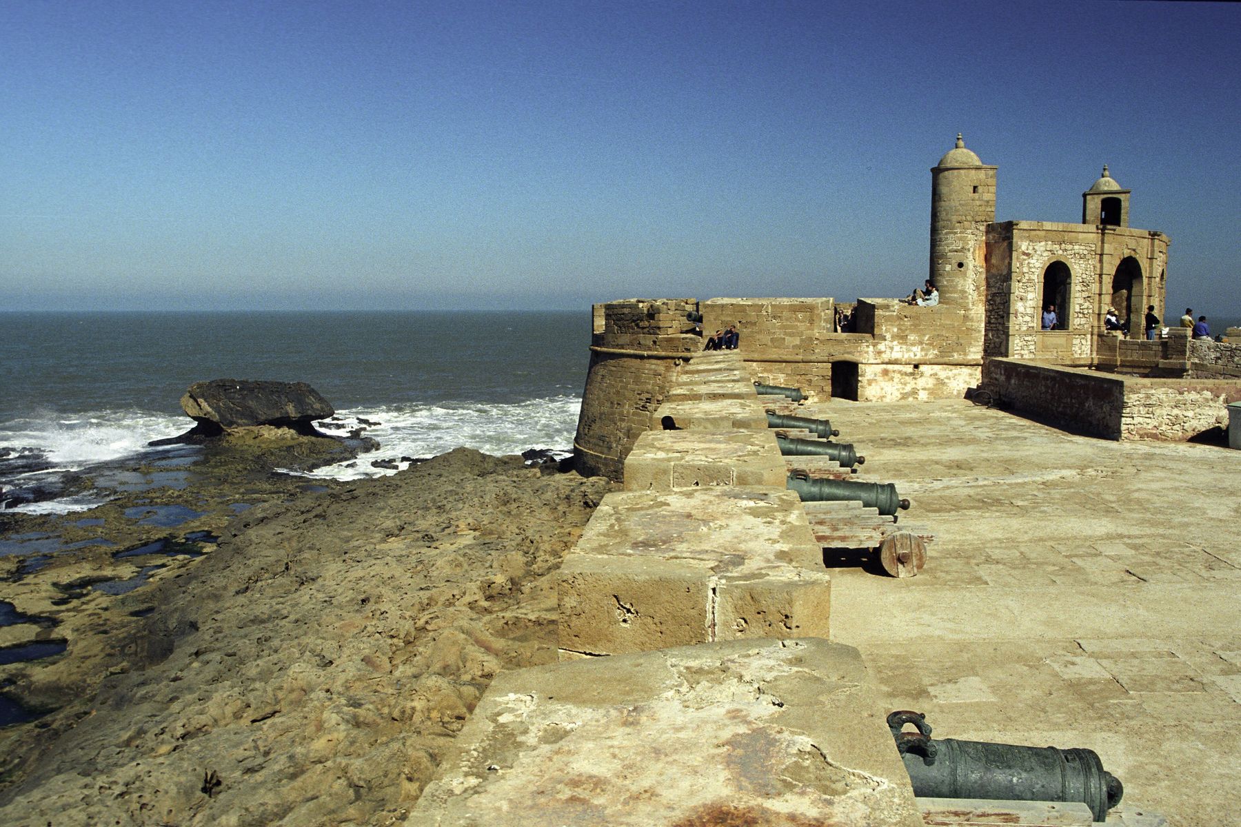 Skala de la Ville ramparts with cannons above the Atlantic, Essaouira