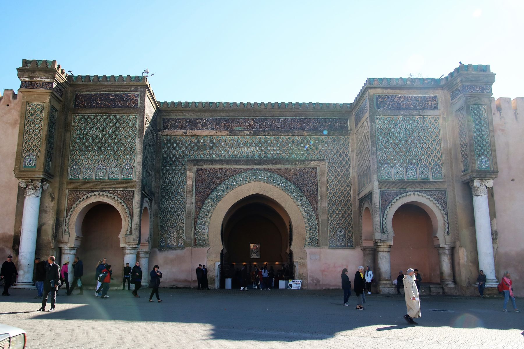 Bab Mansour gate on Place el-Hedim, Meknes
